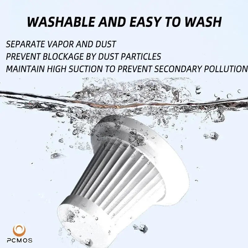 Wireless Vacuum Cleaner Dual Use for Home and Car 120W High Power Powerful Vacuum Cleaner Black PCMOS 1PC DaZhe Plus Store