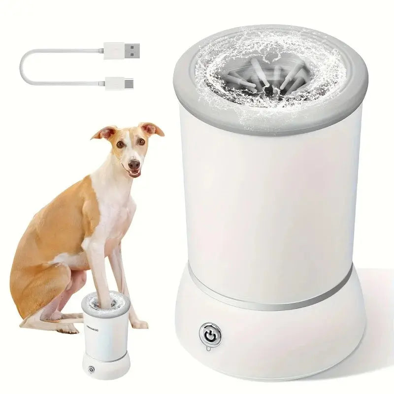 Pet Feet Washer Electrical Pet Paw Cleaner Automatic Pet Foot Cleaning Cup Portable Quick Low Noise Dog Cat Paw Cleaner High Quality Houseware Store