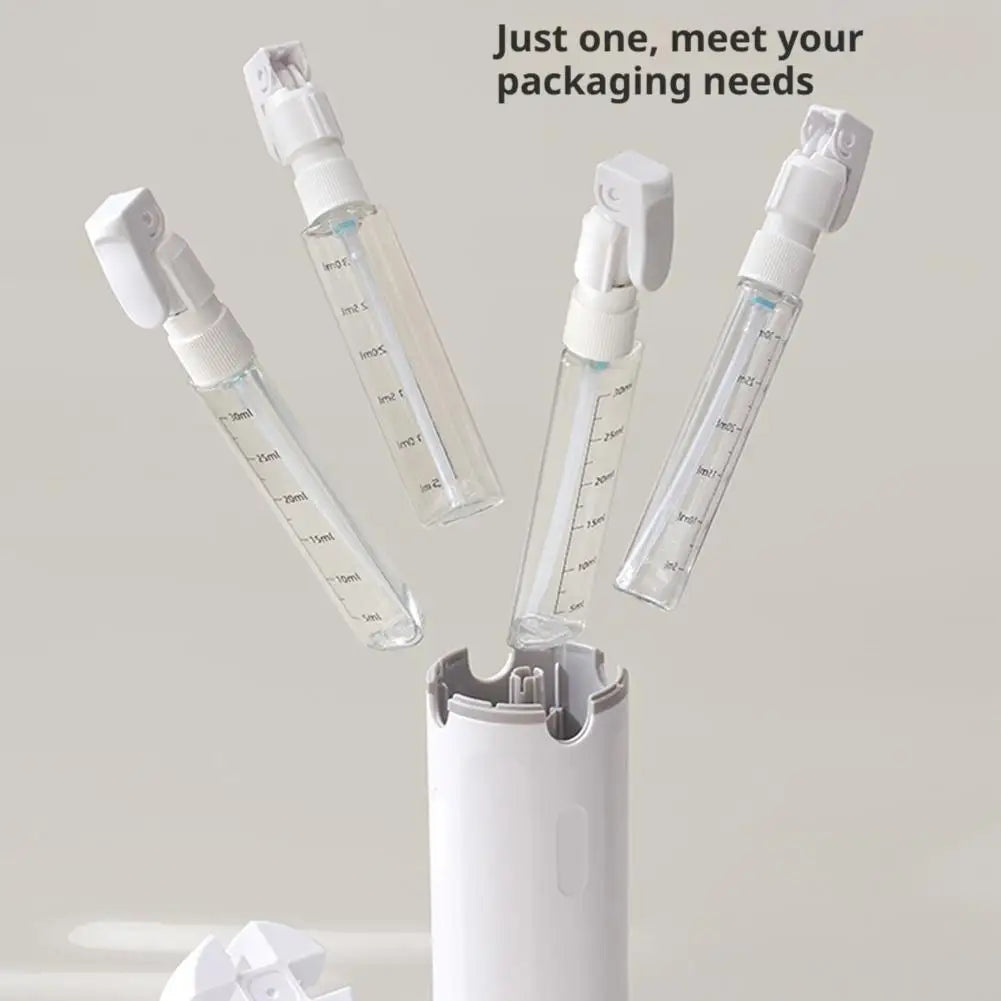 TravelFlow™ 4-in-1 Dispenser ✈️ — One Bottle, Four Essentials
