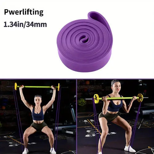 Resistance Bands Exercise Elastic Workout Ruber Loop Strength Rubber