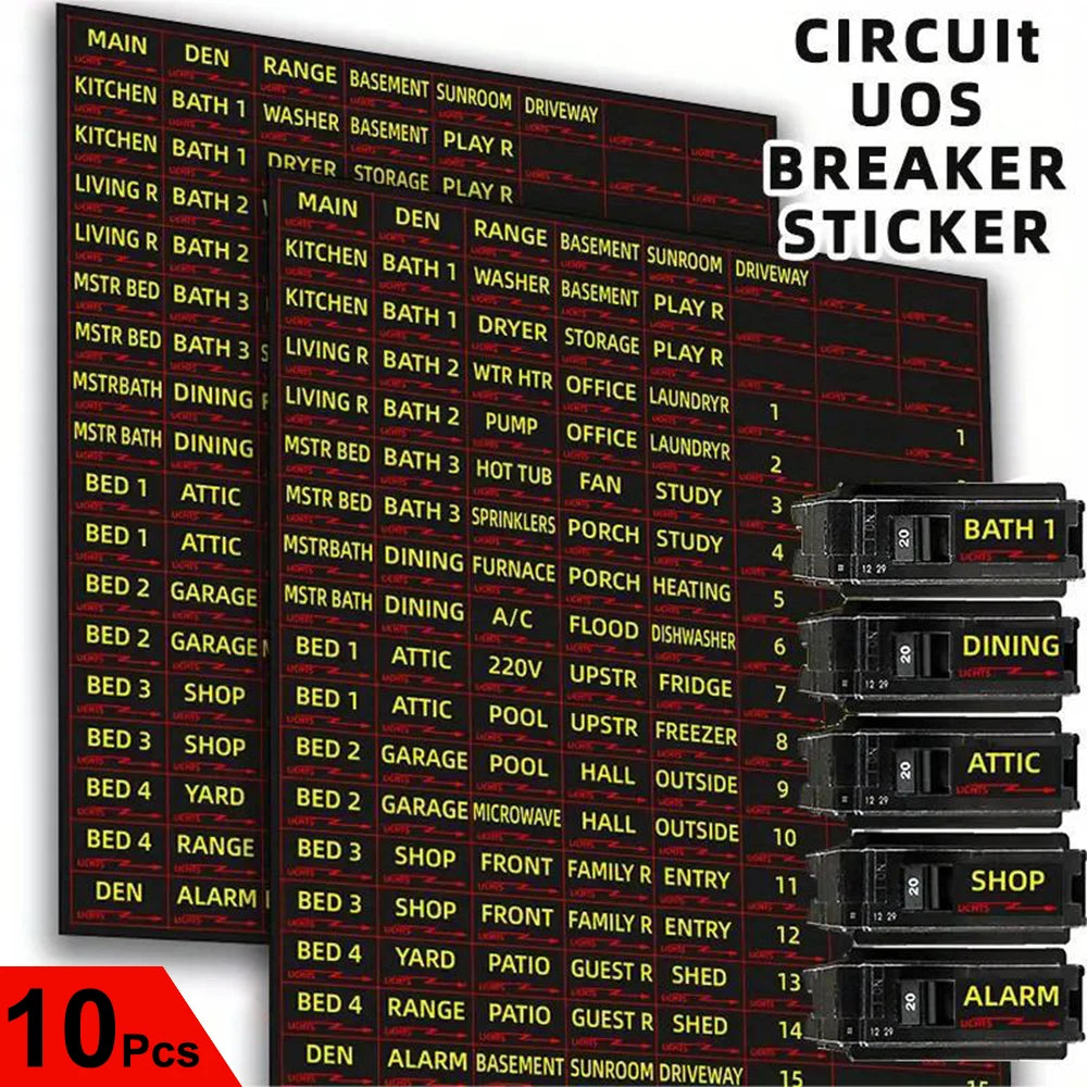 VoltVault Labels – No More Guesswork, Just Flip & Know!