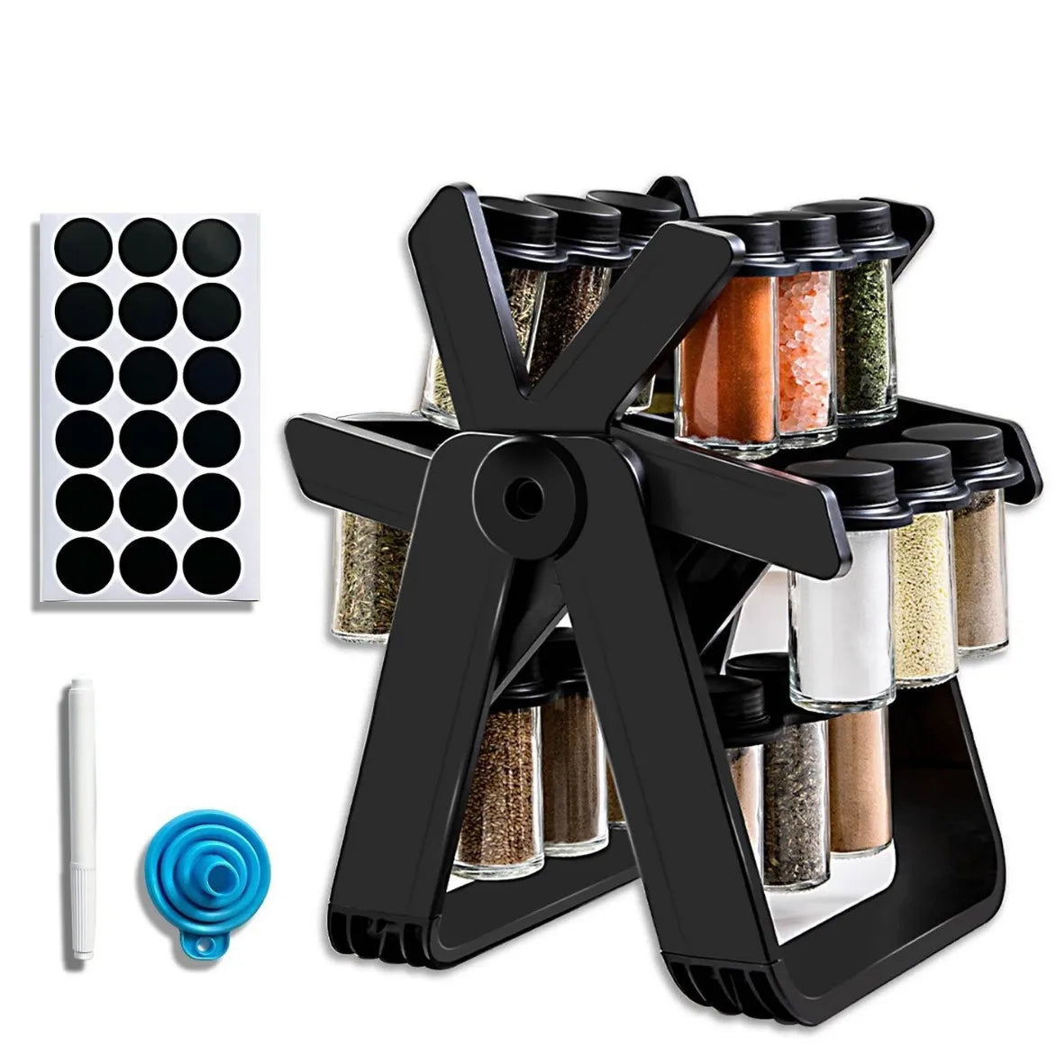 SpinSpice™ Rotating Rack 🌪️🌶️