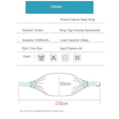 Baby Wrap Newborn Sling Dual Stone's Store