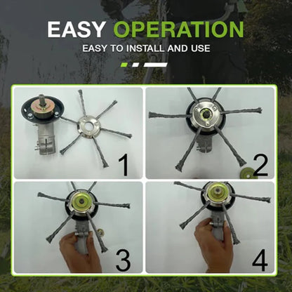 Weed Slayer: Durable Steel Trimmer Head