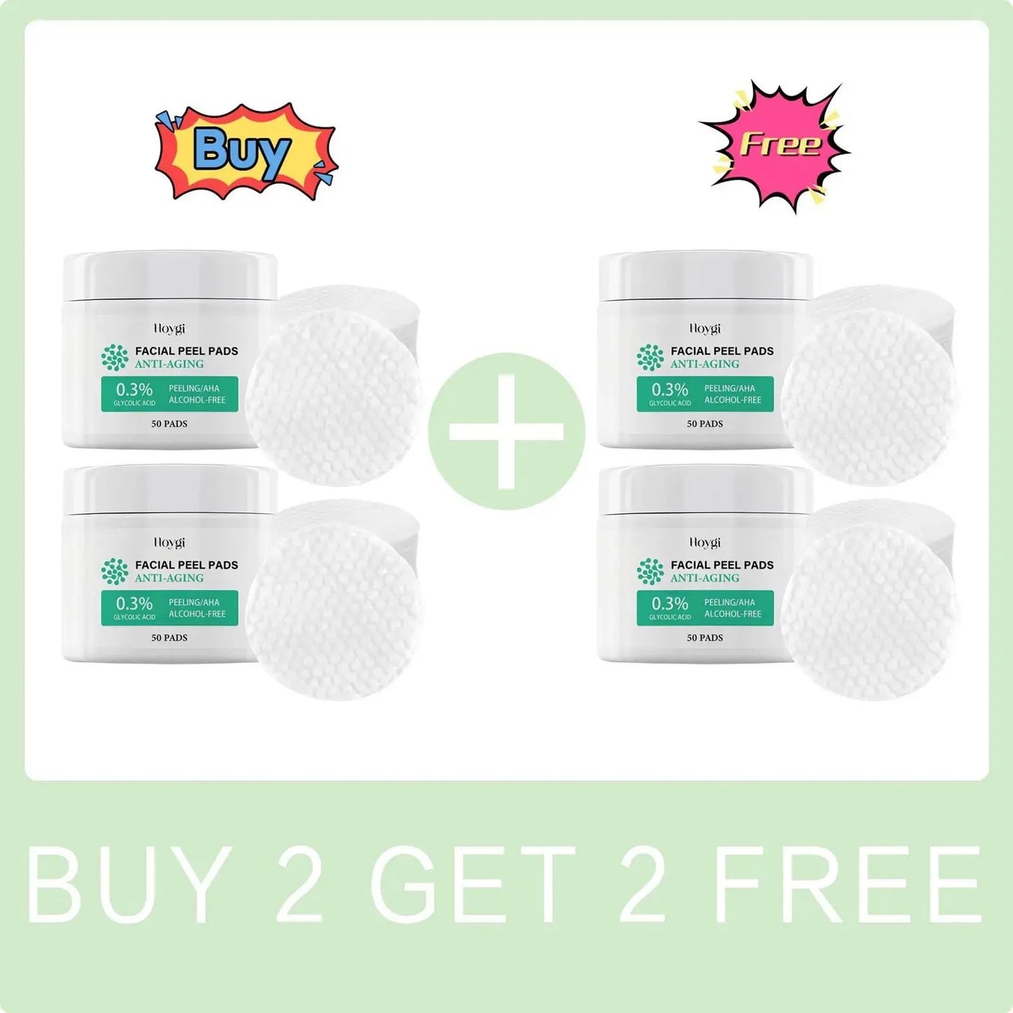 ClearGlow Pads – Exfoliate, Hydrate, Conquer Acne! Hoygi Skin Care Store
