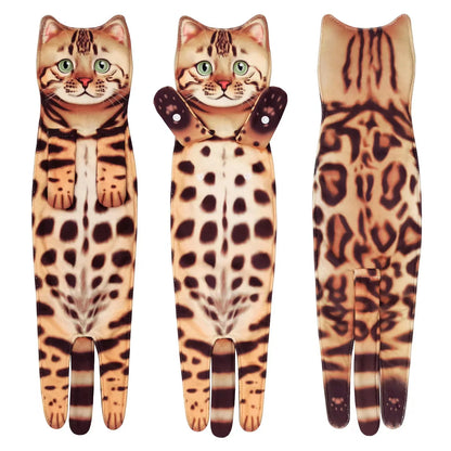 CatCling™ Funny Hanging Hand Towel 🐱😂