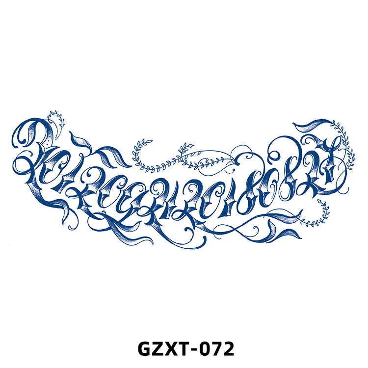New Wholesale Juice Chest Stickers Tattoo Herbal Semi-permanent Back Tatoo Wings Tattoo Stickpaper WAM-girl Store Store