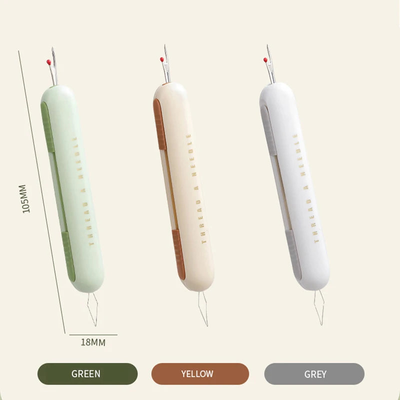 2 In 1 Needle Threaders Sewing Seam Rippers Stitching Remover And Threader Household Manual Sewing Tools Sewing Accessories