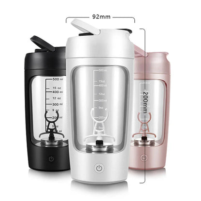 Electric Protein Shaker Bottle Portable 1200mAh Rechargeable Blender Cup Automatic Self Stirring Mug 650ml Mixing Cups for Fitne Ecigsaler Store