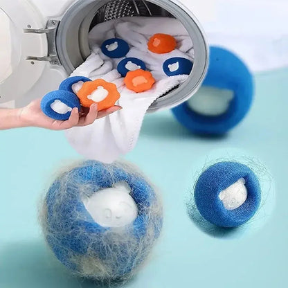 1-5pcs Pet Hair Remover Reusable Ball Laundry Washing Machine Filter Wool Sticker Cat Hair Remover Pet Fur Lint Catcher Home South Bay Evans General Store
