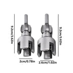 2pcs Water Pipe Threader Tapping Tool Internal Thread External Thread Integrated Die Water Pipe Opener