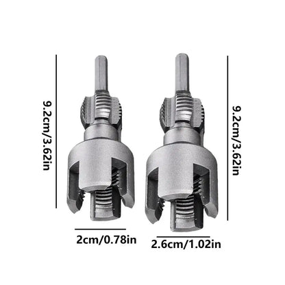 2pcs Water Pipe Threader Tapping Tool Internal Thread External Thread Integrated Die Water Pipe Opener