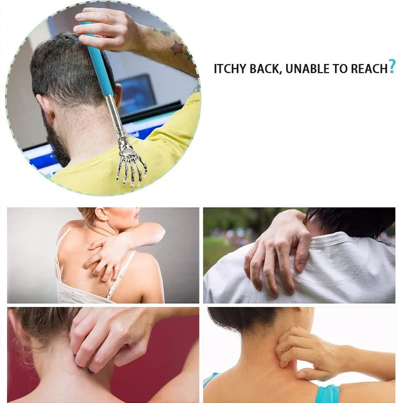Retractable Stainless Steel Claw Massager For Back Massage Promotion Tools Blood Circulation Relax Health Back Scratcher Tool Stone's Store