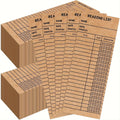 20/50 PCS Reading List Bookmark, 3 x 8 Inch Personal Library Cards, Reading Log Bookmark, Perfect Gift for Reading Lovers