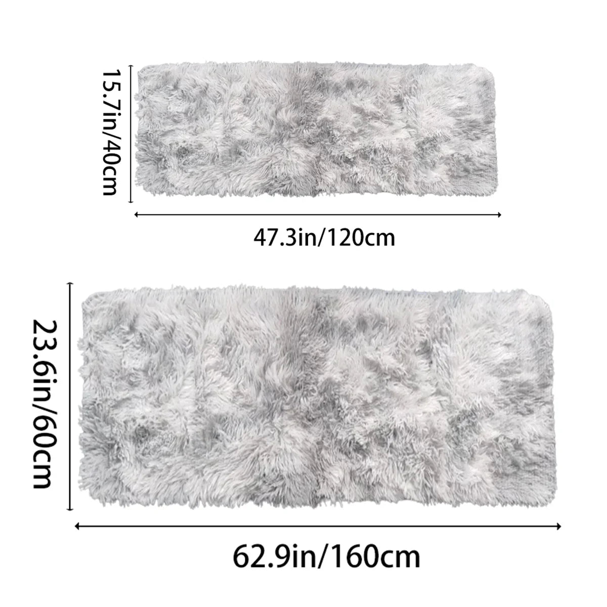 Soft Area Rugs Bedroom Carpet Fluffy Non-slip Tie-Dyed Fuzzy Shag Plush Soft Shaggy Bedside Rug Living Room Carpet Shop1103833493 Store