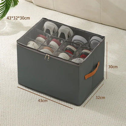 Neat Feet: Fabric Shoe Organizer Storage Box