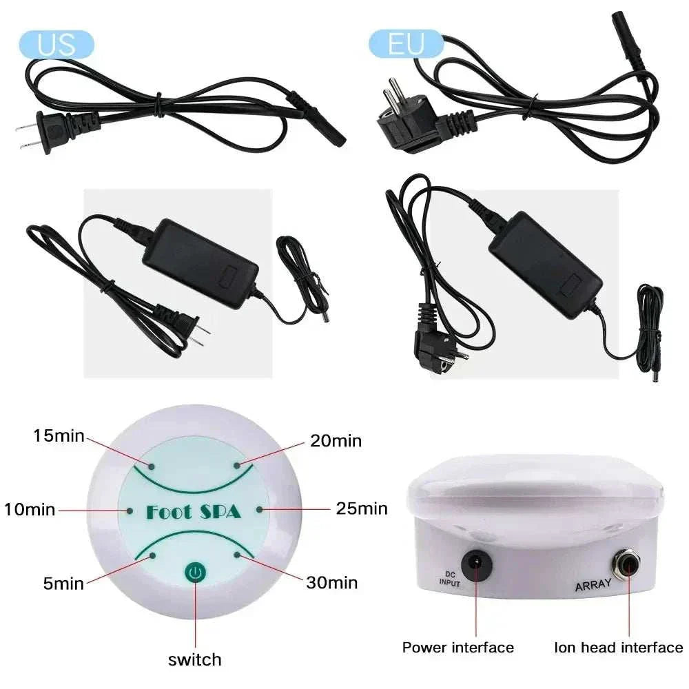 Ionic Detox Foot Spa Bath – Massage & Toxin Removal for Ultimate Wellness AliBuy Direct Choice Store
