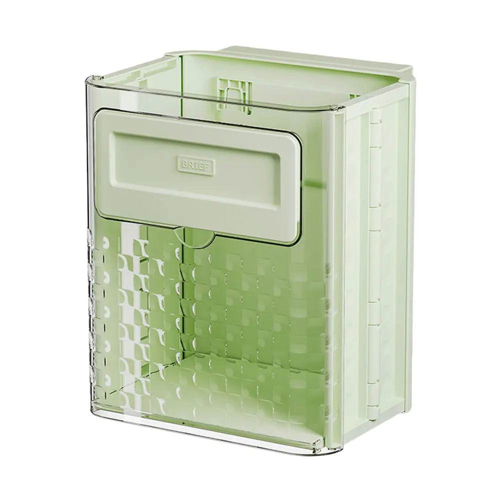 10L Foldable Hanging Trash Can Large Capacity Hanging Collapsible Trash Can Kitchen Garbage Can for Cabinets Bathroom Shop1104035099 Store