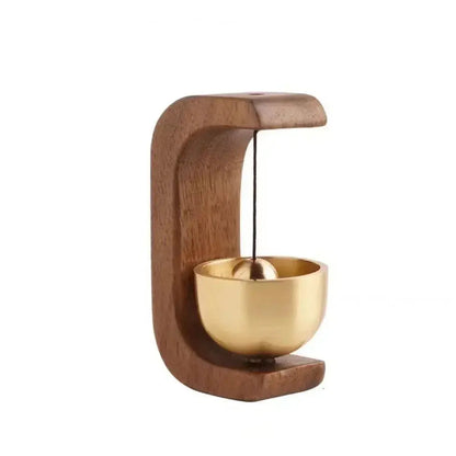 Wooden Wind Chimes Wireless  Doorbell Entrance Door Bell Decorative Wind Bell for Home Opening Hanging Decorations Love Life Home Store