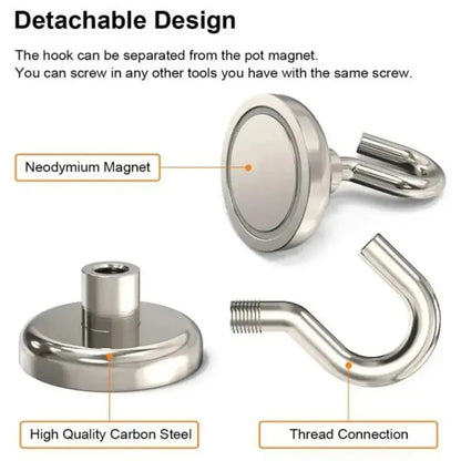 10PCS Strong Magnet Hooks Multi-Purpose Storage Hooks Home Kitchen Bar Storage Hooks Key Storage Hooks Bathroom Hangers Shop1103847530 Store