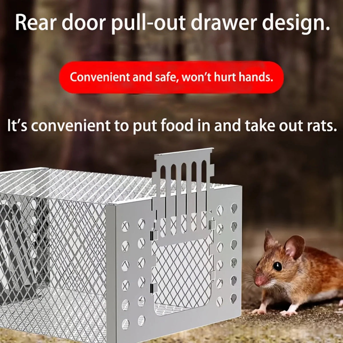 SteelGuard™ Auto Mousetrap 🐭🛡️ Clean. Quick. Effective.