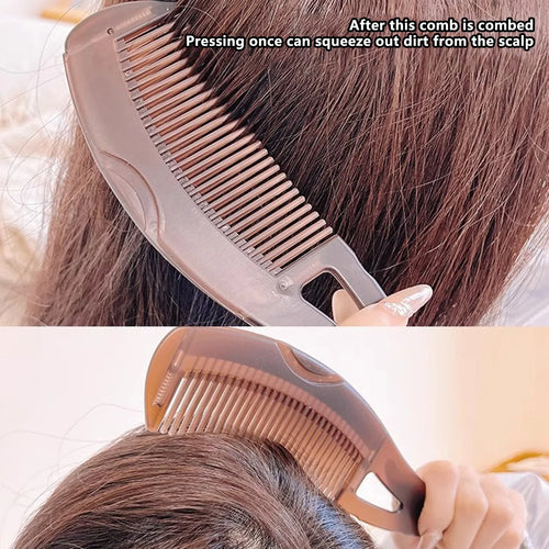 1/2/4PCS Dandruff Removal Scalp Hair Combs Hair Dressing Comb Self-Cleaning Anti-Static Massage brushes Hair Salon styling tools