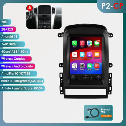 Chevrolet Captiva Sport 2006 - 2012 Multimedia Hizpo Auto Radio Global Store