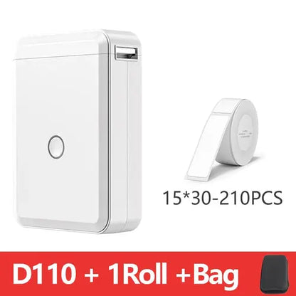 Niimbot D110 Portable Mini Printer Thermal Adhesive Sticker Label AliExpress