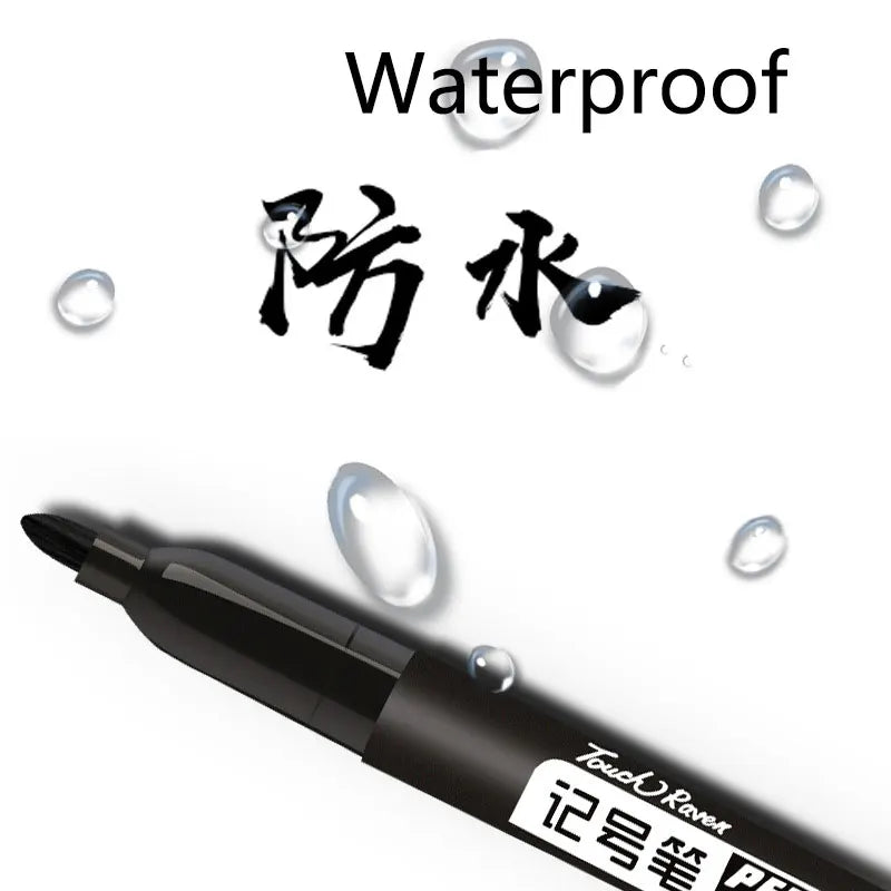 Permanent Marker Pen Manga Drawing Markers Black Blue Red Waterproof Ink Sketch Pens Stationery Art School Supplies Tiptop Co., LTD.