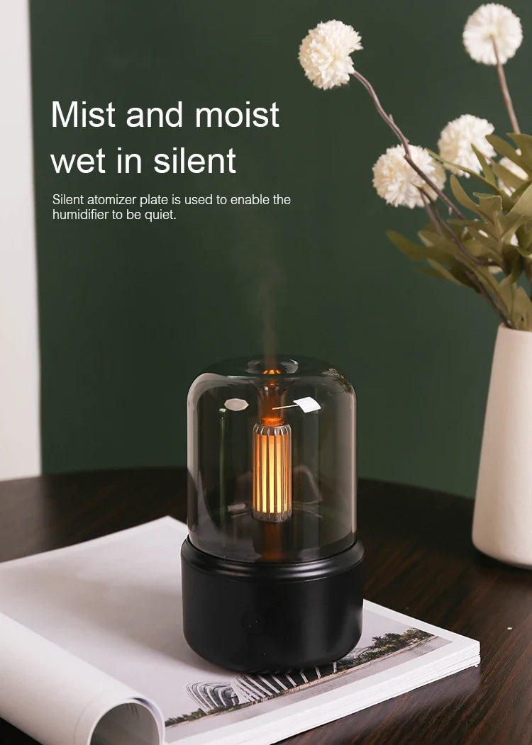 KINSCOTER Portable Mini Aroma Diffuser USB Air Humidifier Essential Oil Night Light Cold Mist Maker Sprayer for Home Gift HUMI Store
