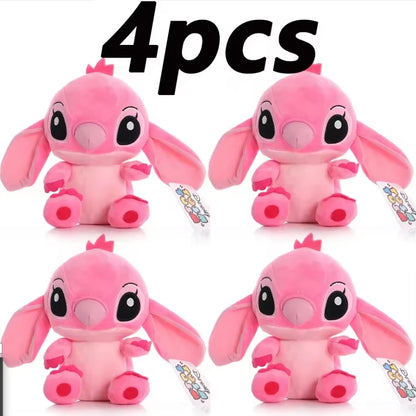 12cm 20cm 25cm Stitch Stuffed Plush Models Cartoon Stuffed Plush Dolls Anime Plush Baby Toys Kawaii Kids Birthday Gift