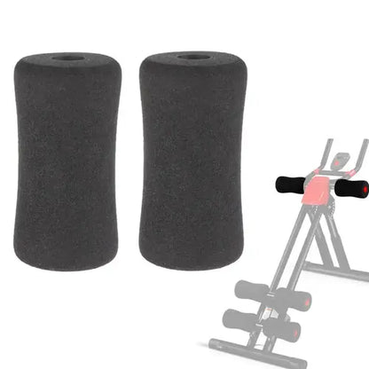2PCS New Foot Foam Pads Black Foam Rollers Replacement For Leg