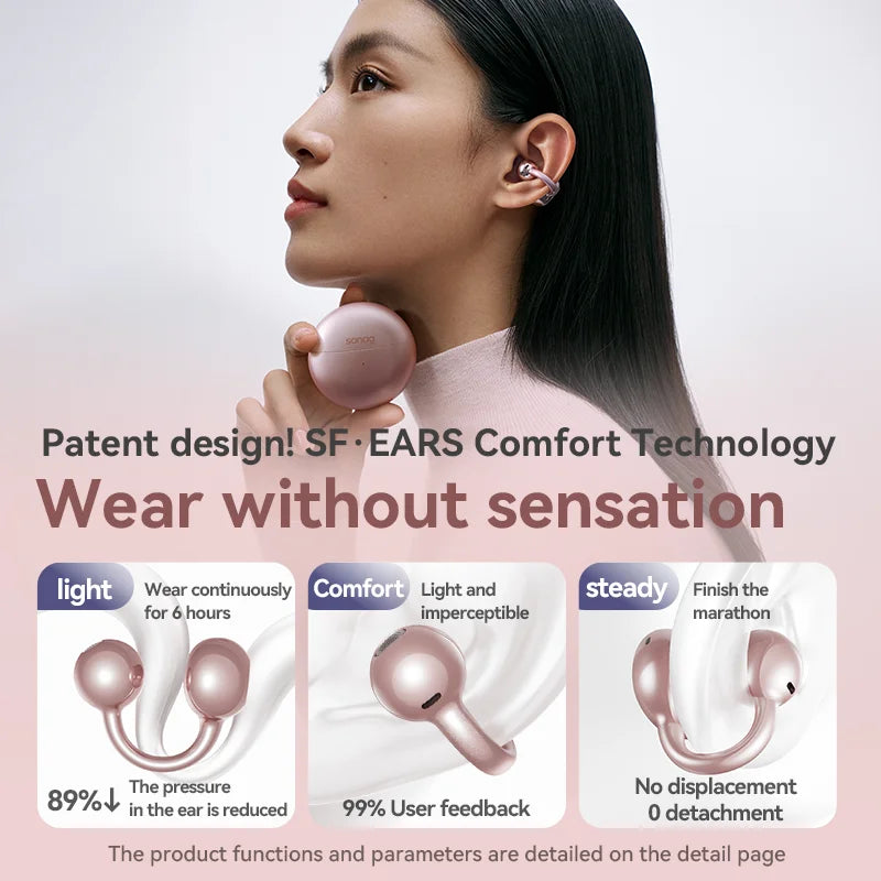 AirClip Beats – Open-Ear Freedom, Wireless Power Sanag Official Store