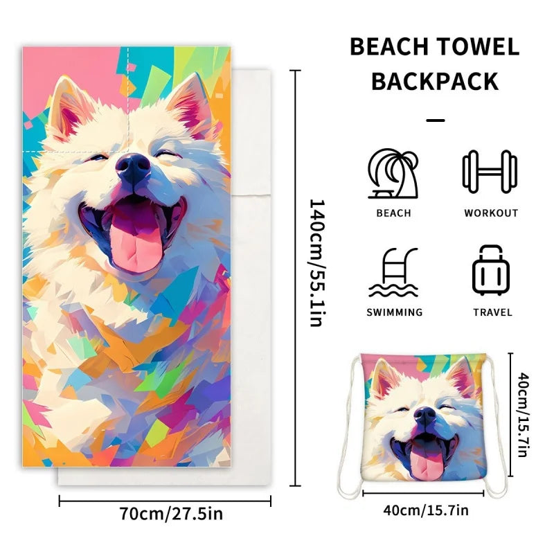 BeachFlip Towel Bag Carry All Beach Organizer For Towel Sunscreen And Essentials