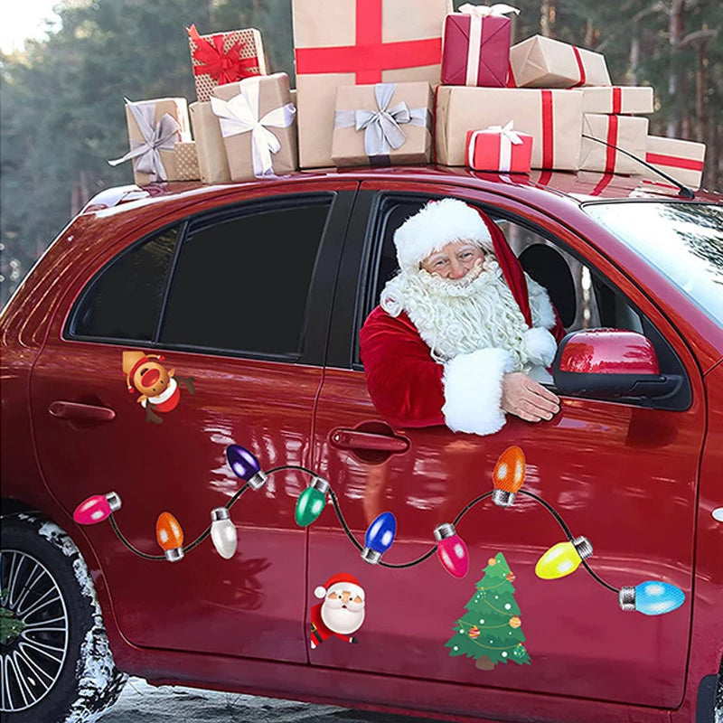 FestiveMag™ Bulb Decals – Stick, Shine & Spread Cheer