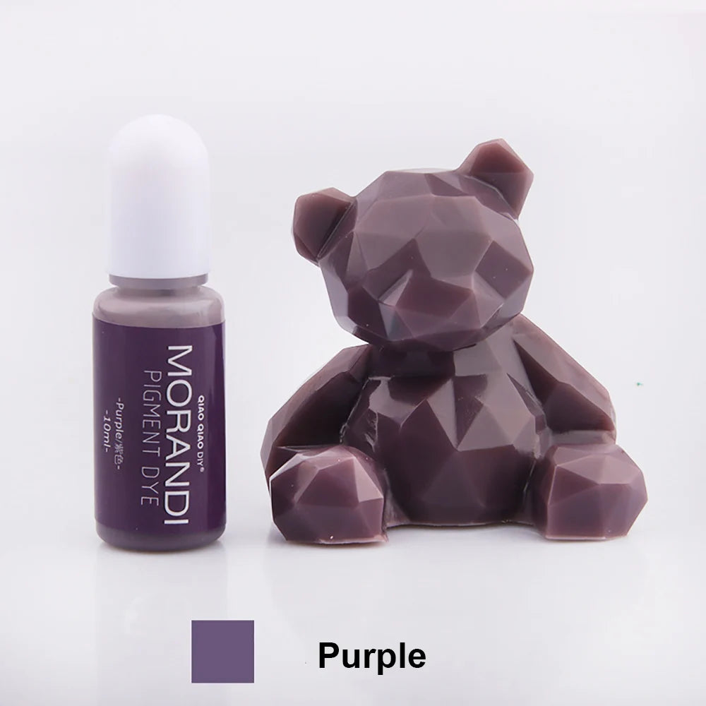 For fun 10ML 24Colors Resin Pigments DIY UV Epoxy Resin Crafts Morandi Dye Ink Colorant Jewelry Making Supplies Tools