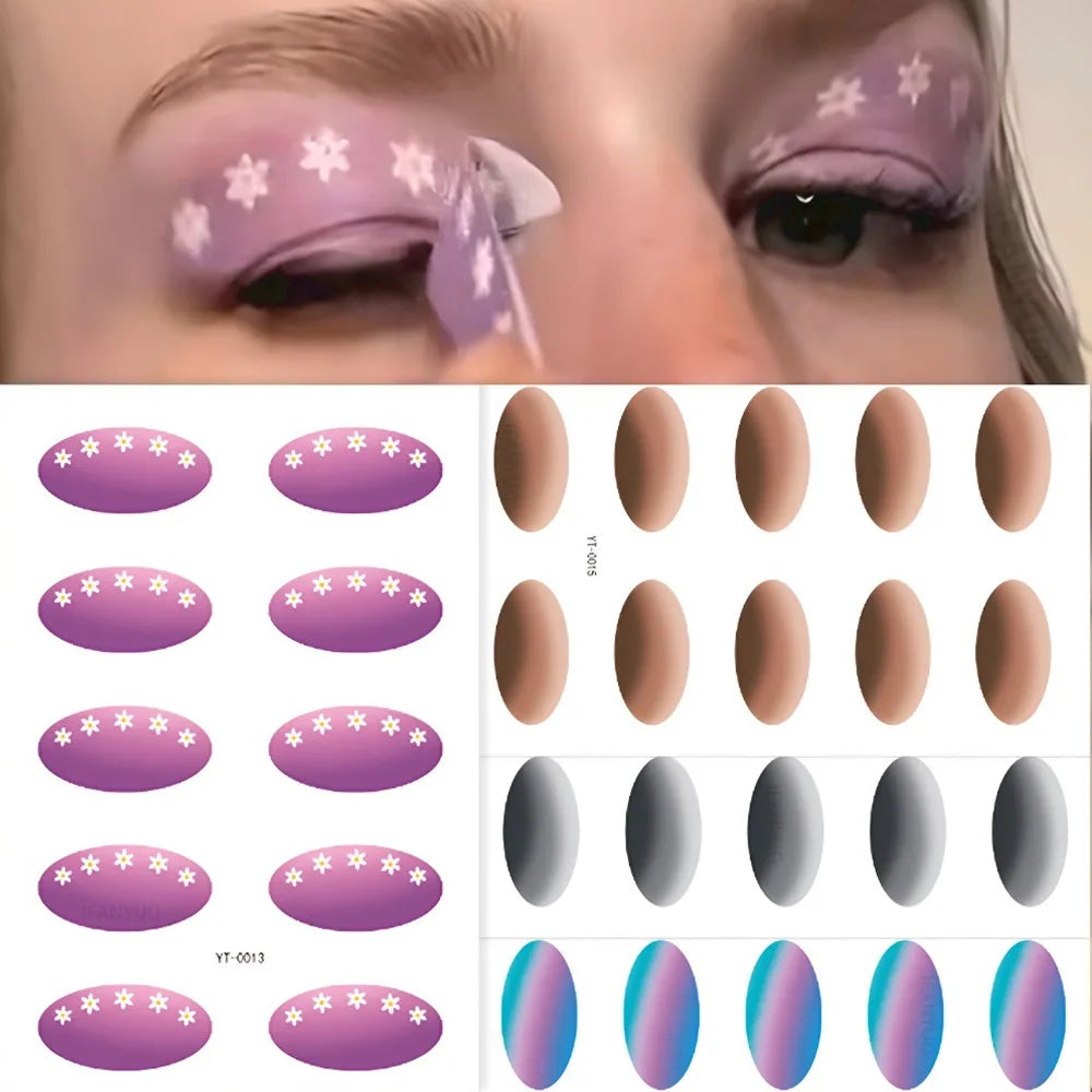 GlamPress™ Eyeshadow Stickers ✨💖 — Perfect Eye Looks in Seconds