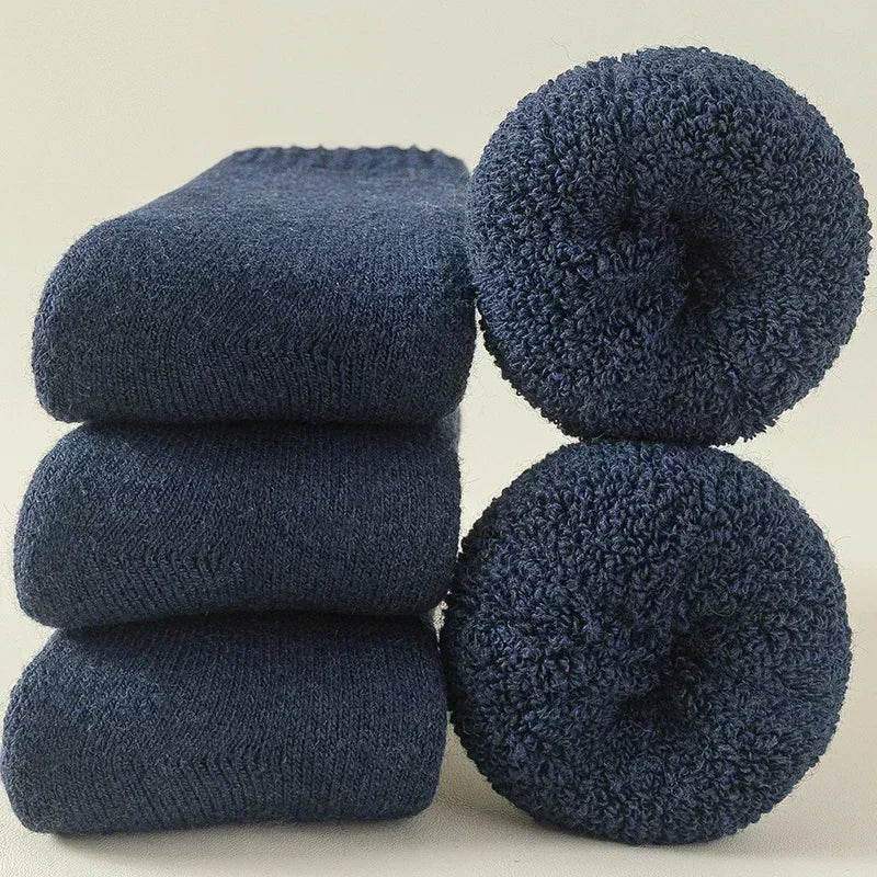 CozyCloud™ Fleece Wool Socks – Ultimate Winter Warmth