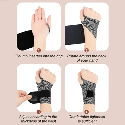 1PCS Ultra-Thin Elastic Wrist Brace Wraps,Compression Wrist Support AliExpress