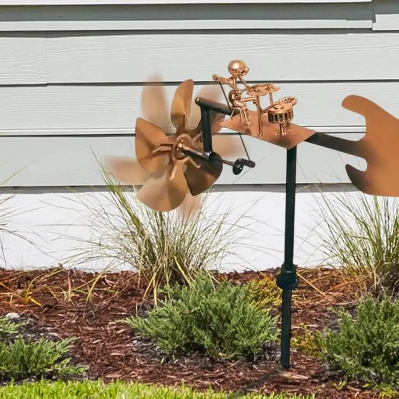 RhythmSpin – Drummer Decor That Dances with the Wind Yuan U Store