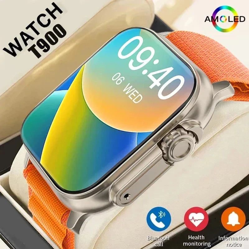 T900 Ultra Smartwatch – Bluetooth Calling, Message Alerts Heart Rate Monitor Sports Watch Shop1104002744 Store