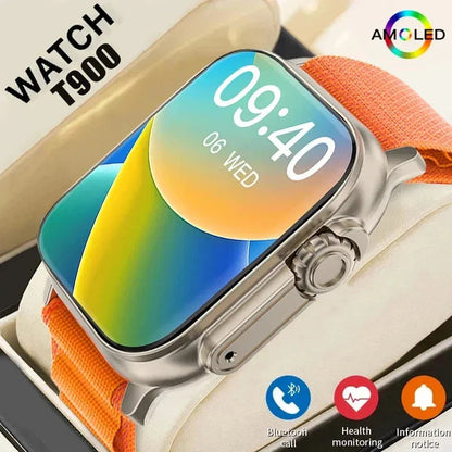 T900 Ultra Smartwatch – Bluetooth Calling, Message Alerts Heart Rate Monitor Sports Watch Shop1104002744 Store