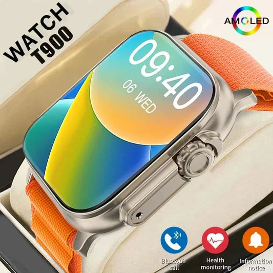 T900 Ultra Smartwatch – Bluetooth Calling, Message Alerts Heart Rate Monitor Sports Watch Shop1104002744 Store