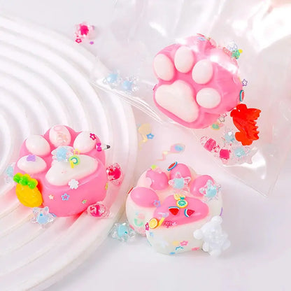 Cartoon Cat Paw Squishy Squeeze Toy Soft Mochi Toys Cute Slow Rebound AliExpress
