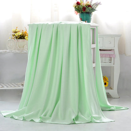Cooling Blanket Summer Cool Quilt Home Air Conditioner Quilt Bamboos Fiber Heat  Absorption Light Thin Breathable Skin-friendly
