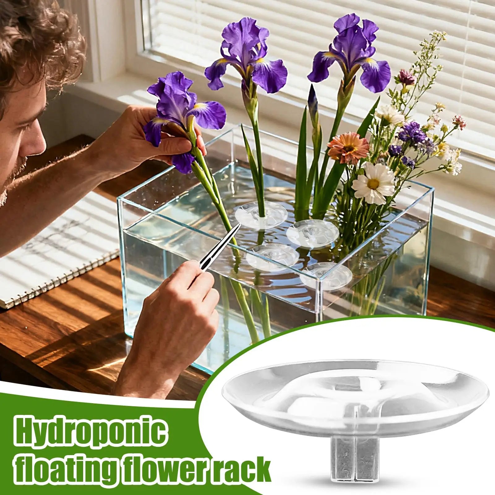 Soporte para Arreglos Florales FloatBloom™ 🌸✨ Elegancia Flotante