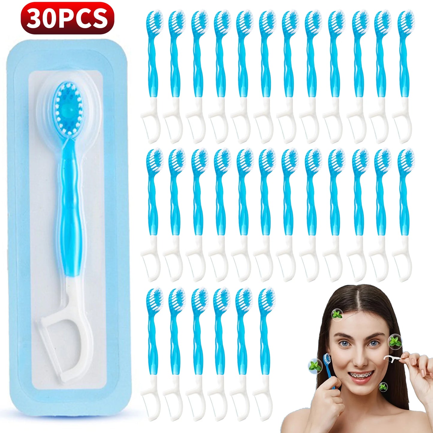 FreshFix 5-in-1 – Brush, Floss & Scrape Anywhere!