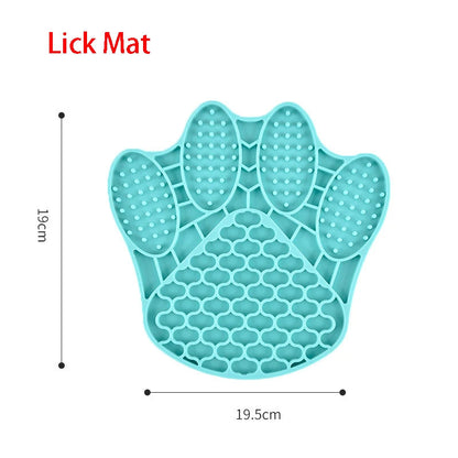 Fish Shape Silicone Lick Mat - Slow Feeding Food Bowl for Pets CDDMPET Official Store
