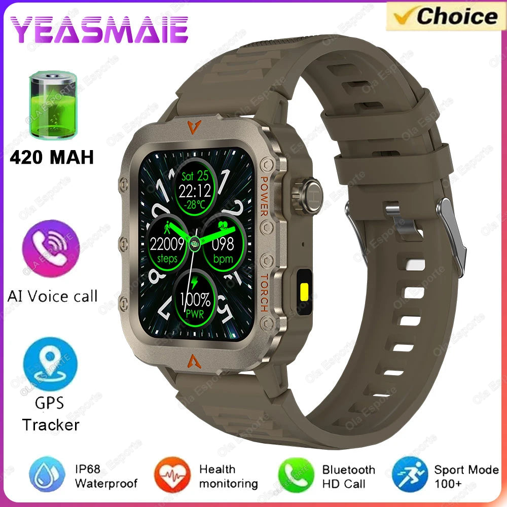 Military GPS Smartwatch – Rugged & Adventure-Ready Monster Tech SmartWatch Store