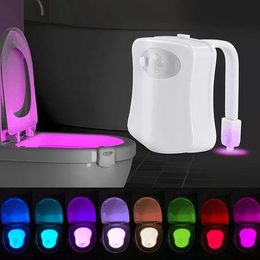 16 Colour LED Toilet Nightlight with Motion Sensor | Auto-Sensing Smart Bathroom Light SANDYHA 09 Indoor Lighting Store